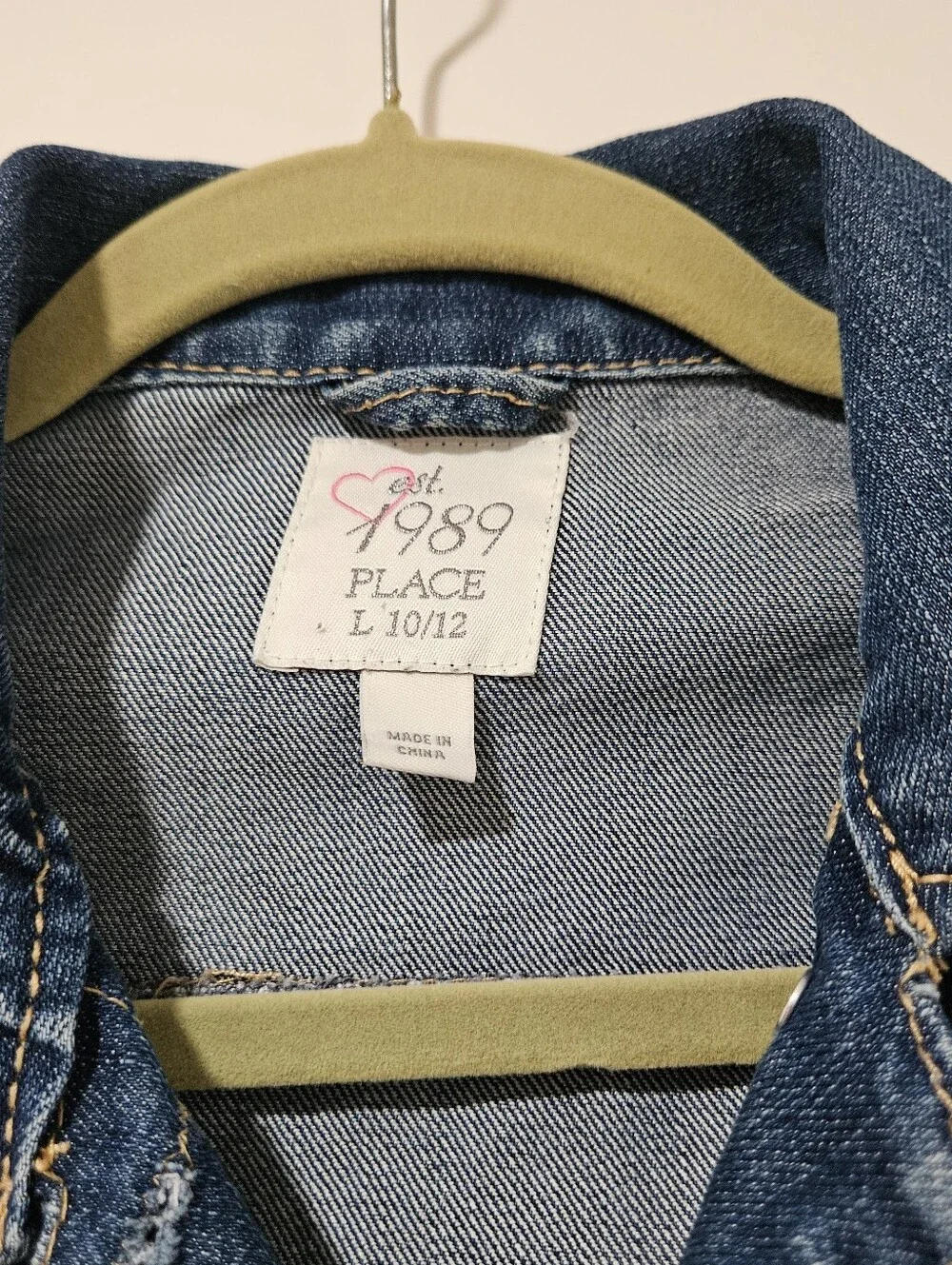 Girls Jean Jacket Children's Place Large 10/12